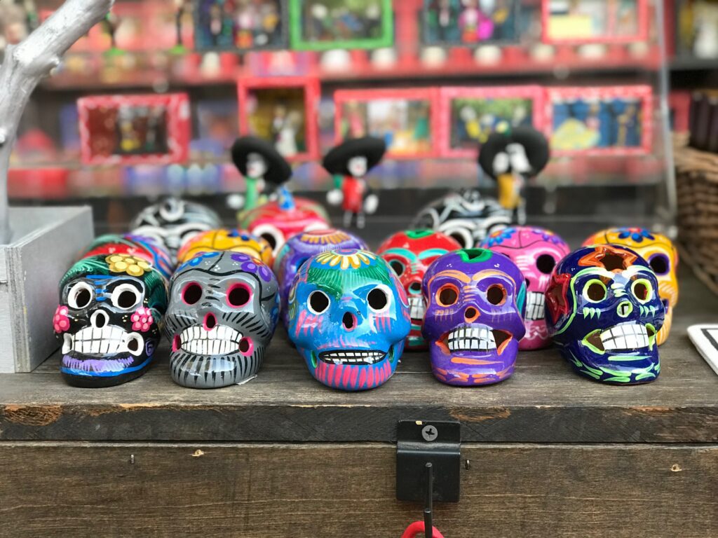 Caveiras do Día de Los Muertos